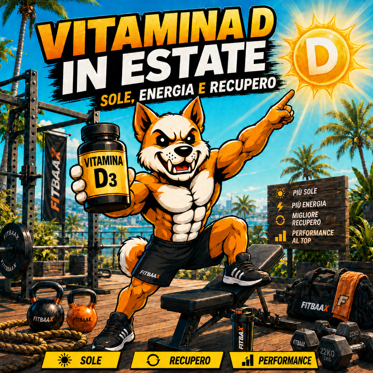 <p>Sole, vitamina D e sport: come esporsi in estate senza rovinare recupero e performance</p>

